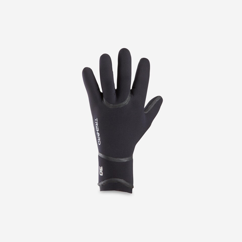 image 1 of Decathlon 3 mm cold water Neoprene Surf Gloves