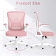 image 8 of Rattantree Ergonomic Office Chair with Flip Up Armrests & Lumbar Support