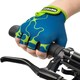 image 2 of Meteor Kids Bike Gloves – Breathable, Non-Slip, Padded for Comfort & Safety Blue | Marble | JR XS