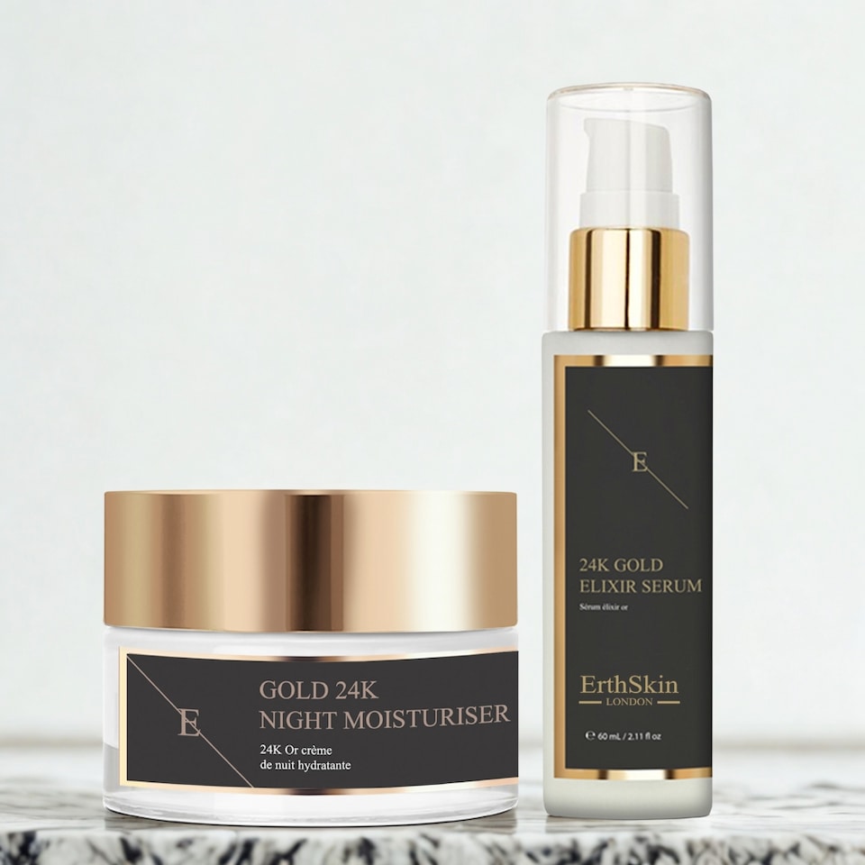 image 1 of Erth Skin London 24K Gold Overnight Repair Duo