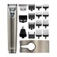 image 5 of Wahl Stainless Steel 9in1 Multigroomer Hair Trimmer Kit Titanium Finish 3025735