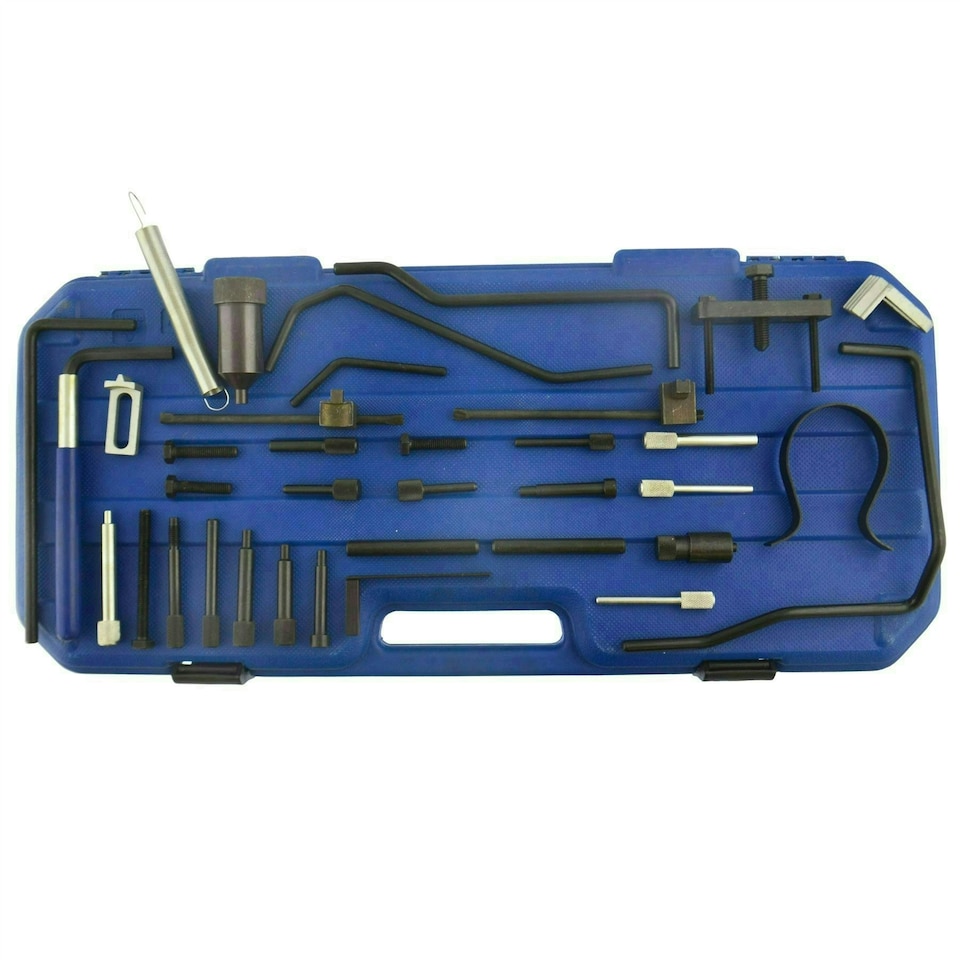 image 1 of Citroen and Peugeot Petrol and Diesel engine timing locking tool kit AT416