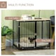 image 4 of PawHut Dog Crate Furniture w/ Soft Cushion, for Indoor Use, Small, Medium Dogs