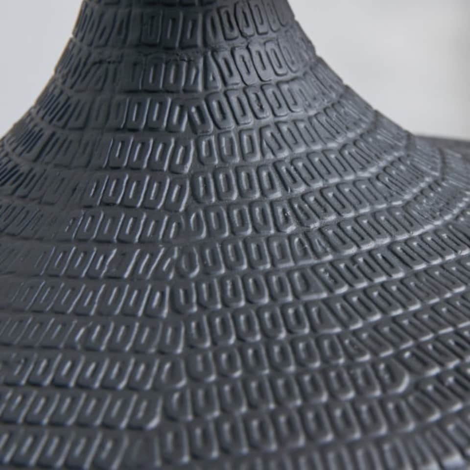image 1 of Vilma Ceramic Black Table Lamp