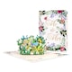 image 1 of Mr & Mrs with Floral Accents Romantic 3D Pop Up Wedding Congratulations Card