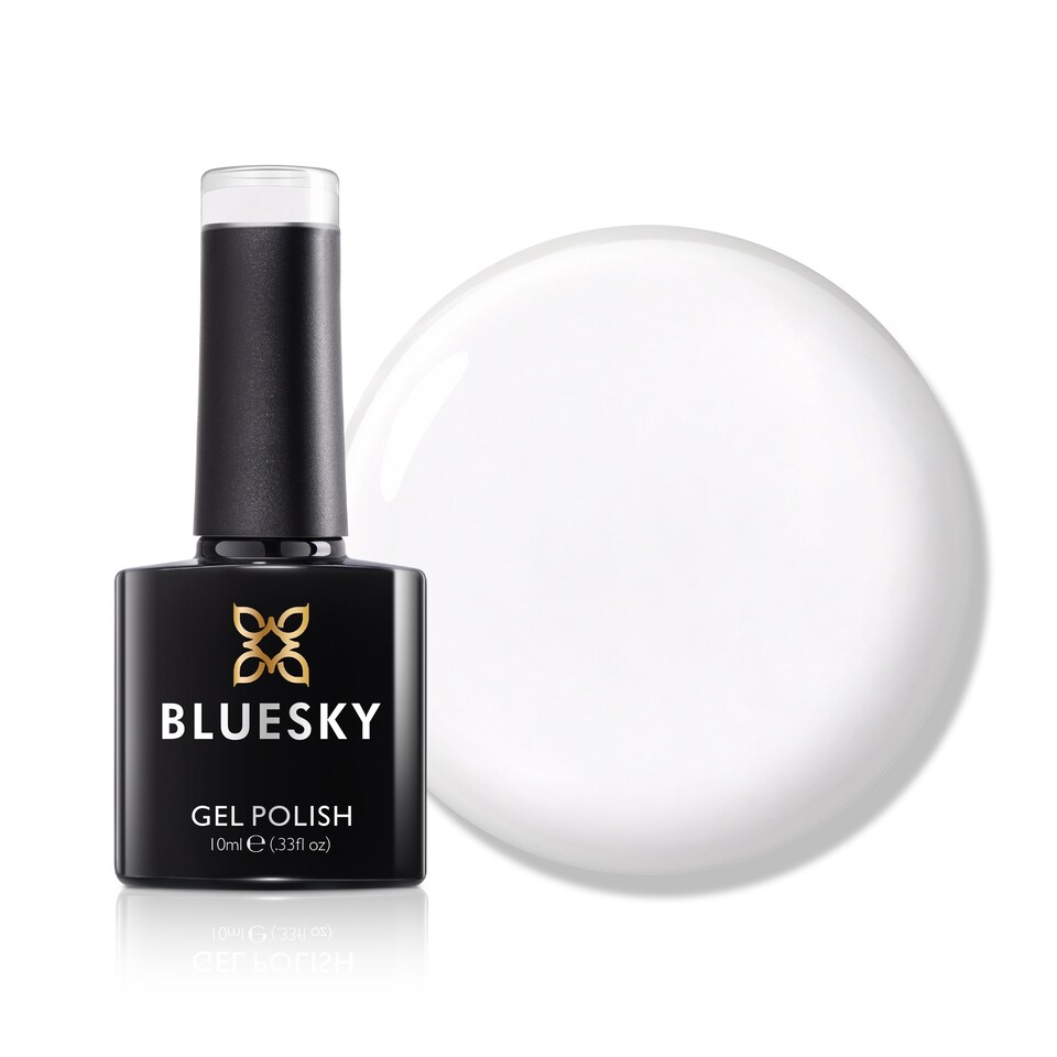 image 1 of Bluesky White Gel Polish - Gweneira 10ml