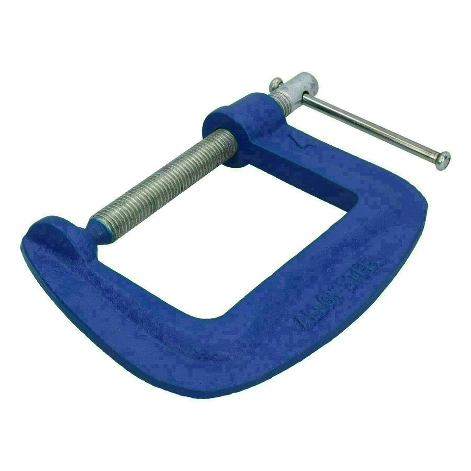 image 1 of Screw G Clamp Fastener Holder Clamping For Woodworking Welding 4" 1 Pack