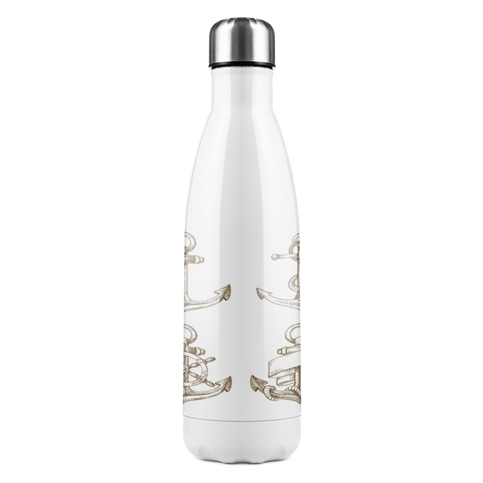 image 1 of Drawn Anchors Stainless Steel Bottle | Multi | 500ml