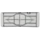 image 9 of Oypla 5ft 1.5m Folding Heavy Duty Catering Trestle Party Garden Table White