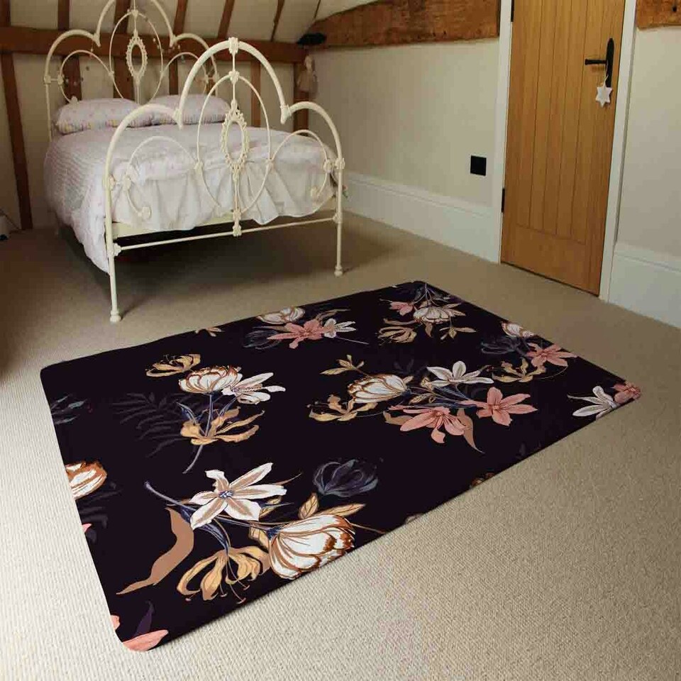 image 1 of Blossoming Flowers (Rug) Multi | Large: 140x200cm