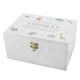image 6 of Personalised Safari Animals Small Wooden Keepsake Box White