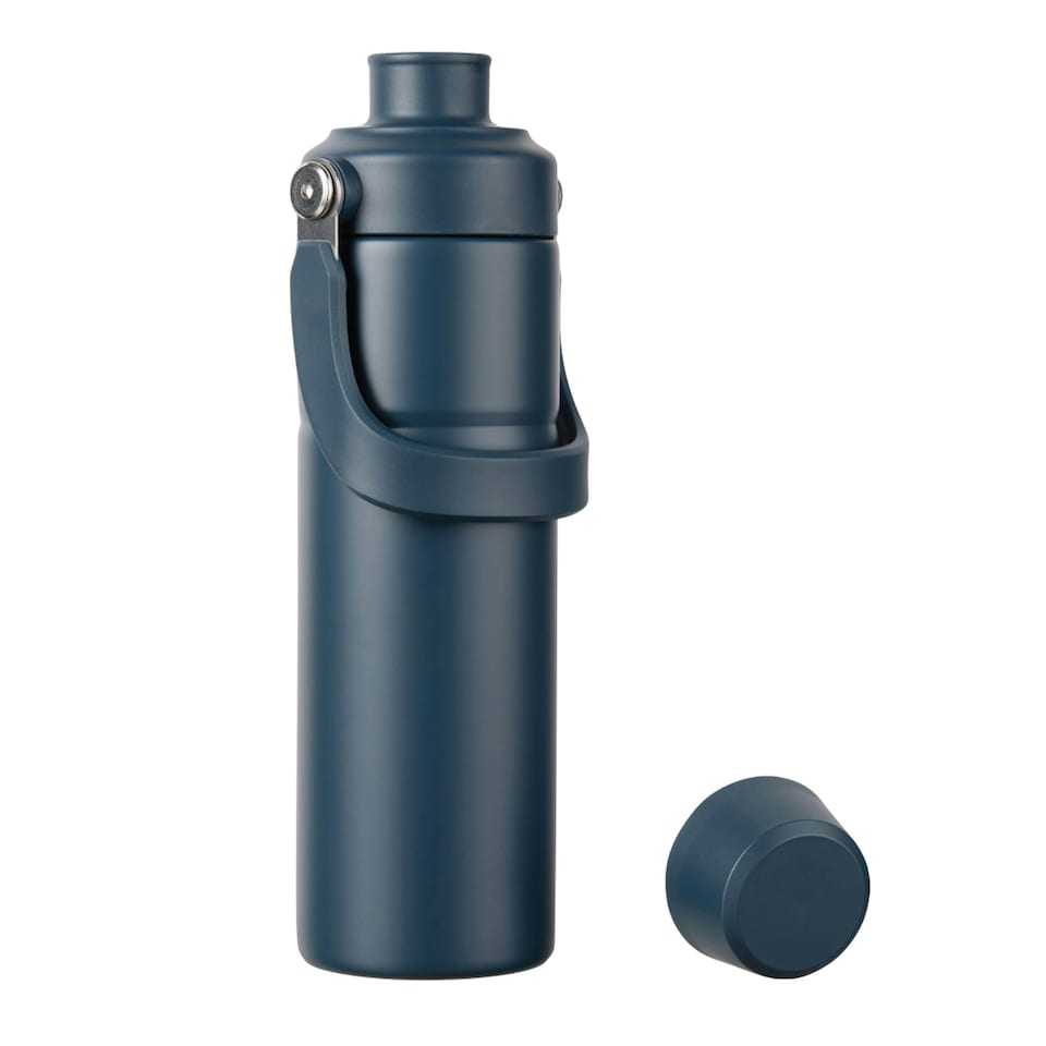 image 1 of XD Collection Recycled 600ml Bottle - Blue - One Size Blue | One Size