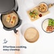 image 4 of 100 Disposable Air Fryer Liners Round