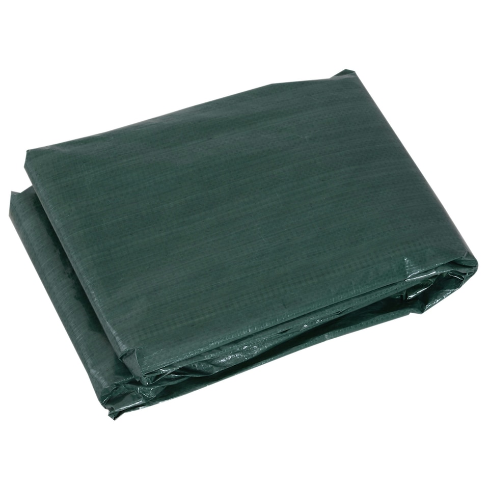image 1 of Outsunny 235x190x90cm Large Patio Set Outdoor Garden Furniture Cover Green Green