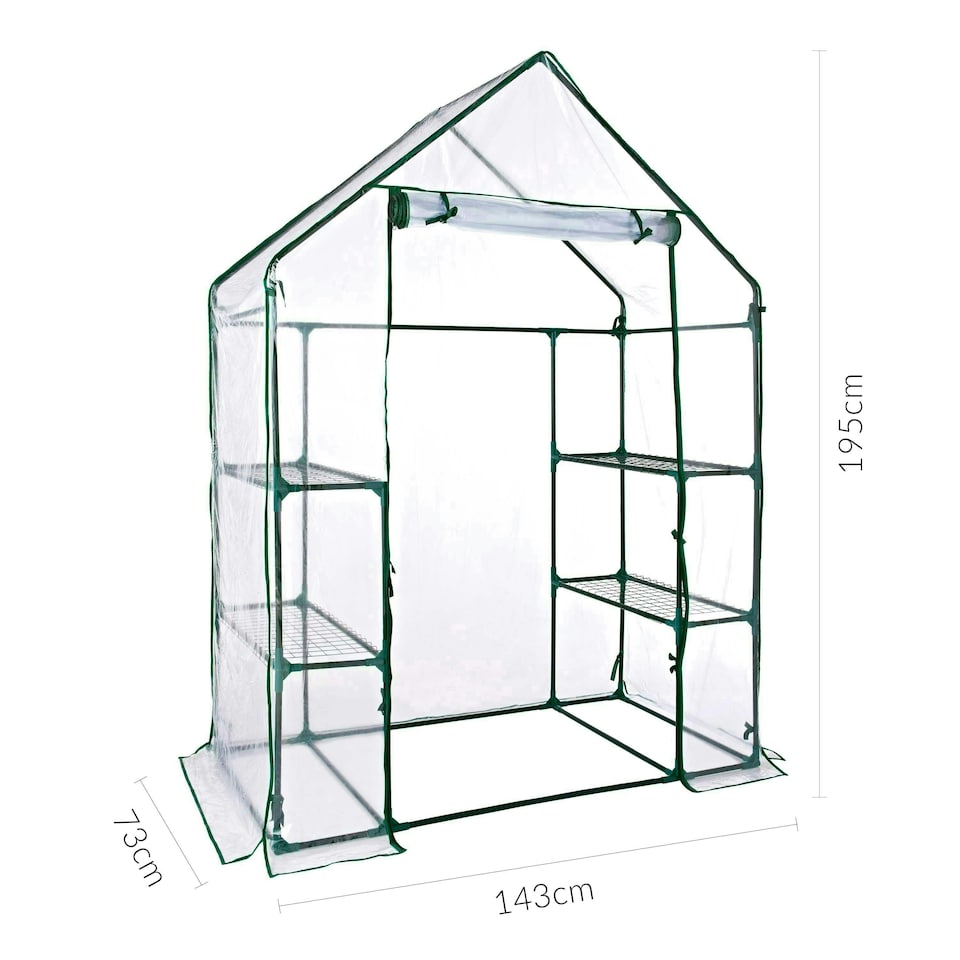 image 1 of GardenKraft 10739 Walk-In Greenhouse