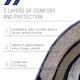 image 4 of Kids Multi Sport Helmet Navy 5+