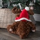 image 8 of 30cm Sitting Plush Christmas Reindeer with Red Hat & Scarf