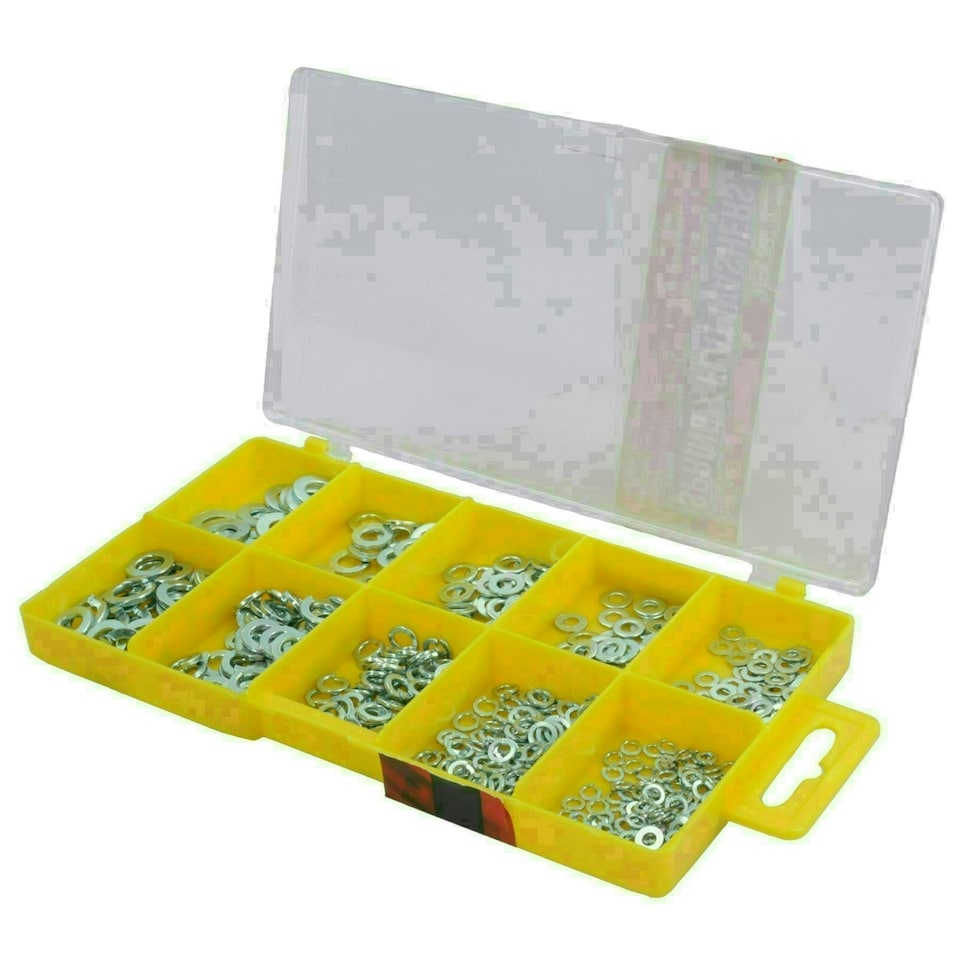 image 1 of Spring and Flat Metric Assorted Washers 3mm / 4mm / 5mm / 6mm / 8mm 500pc