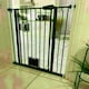 image 6 of Bettacare Pet Gate with Lockable Cat Flap, 75cm - 84cm, Slate Grey, 104cm in Height