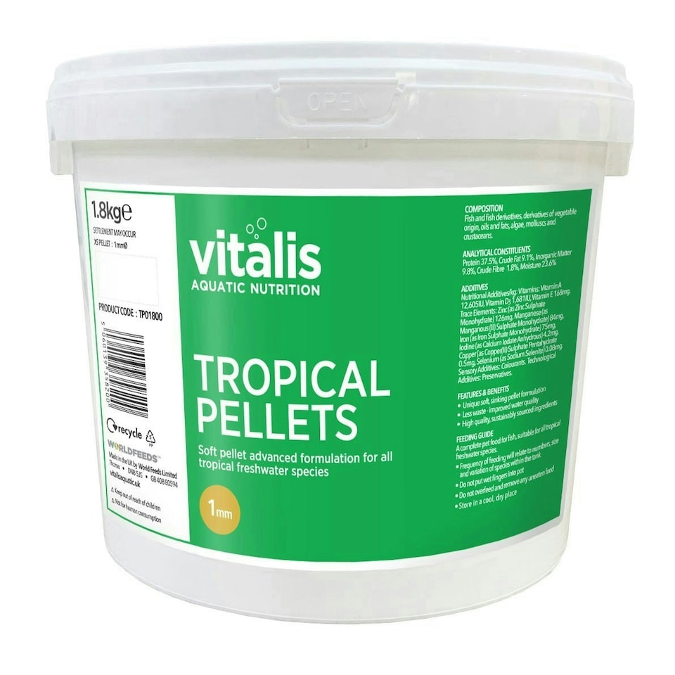image 1 of Vitalis Tropical Pellets XS N/A