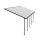 image 1 of Patio Cover Feria 4M Deep 4X7.87 Clear - Polycarbonate - L787 x W385 x H305 - Grey Grey