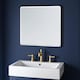 image 1 of Showerdrape Trafalgar Square Wall Mounted Frameless Bevelled Edge Bathroom Mirror 60 x 60cm | Chrome | Mirror | 1