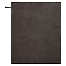 Mountain Warehouse Micro Towelling Towel Absorbent Swimming Travel Accessory Grey | Charcoal | One size
