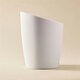 image 4 of Cosmic Toothbrush Holder Oriental Inspired Design with Soft White Plastic Finish