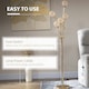 image 4 of HOMCOM Modern Floor Lamp w/ K9 Crystal Shade, 5 Light, for Living Room, Gold