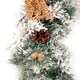 image 4 of 9ft Frosted Gold Decorated Christmas Garland