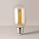 image 3 of ValueLights 3 Pack Filament E27 Amber Glass Radio Valve Light Bulbs | Clear