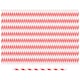 image 1 of Ashley Paper Straws - 19.5cm - Red Stripe - Pack of 40