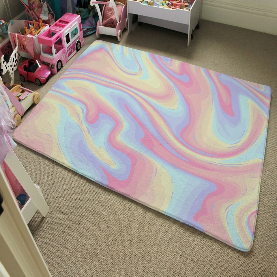 image 1 of Colorful marble (Rug) Multi | Medium: 80x150cm