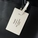 image 2 of Personalised Classic Cream Luggage Tag Cream