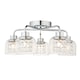 image 1 of Yarrow 5 Light Polished Chrome Semi Flush Ceiling Light