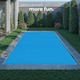 image 8 of Pool Cover - rectangular, floating, protects and warms the water | Blue | blue | 160 x 260 cm | 1