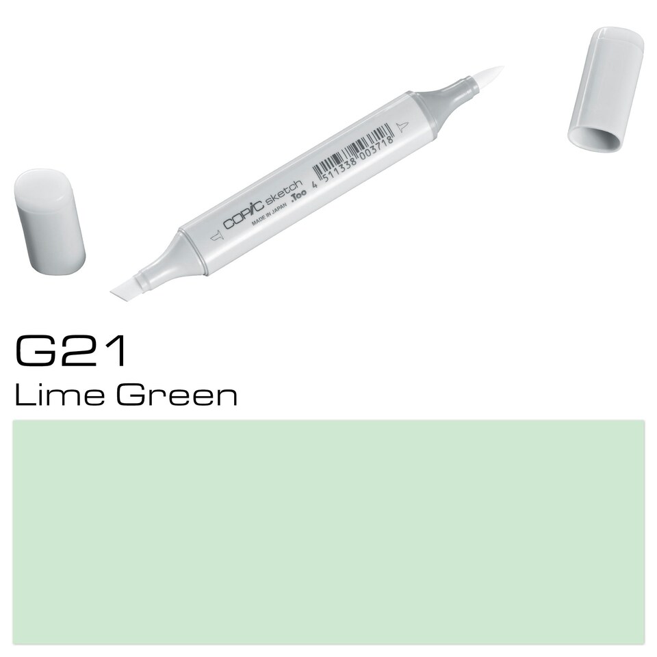 image 1 of Copic Sketch Marker, Lime Green, Single Pen