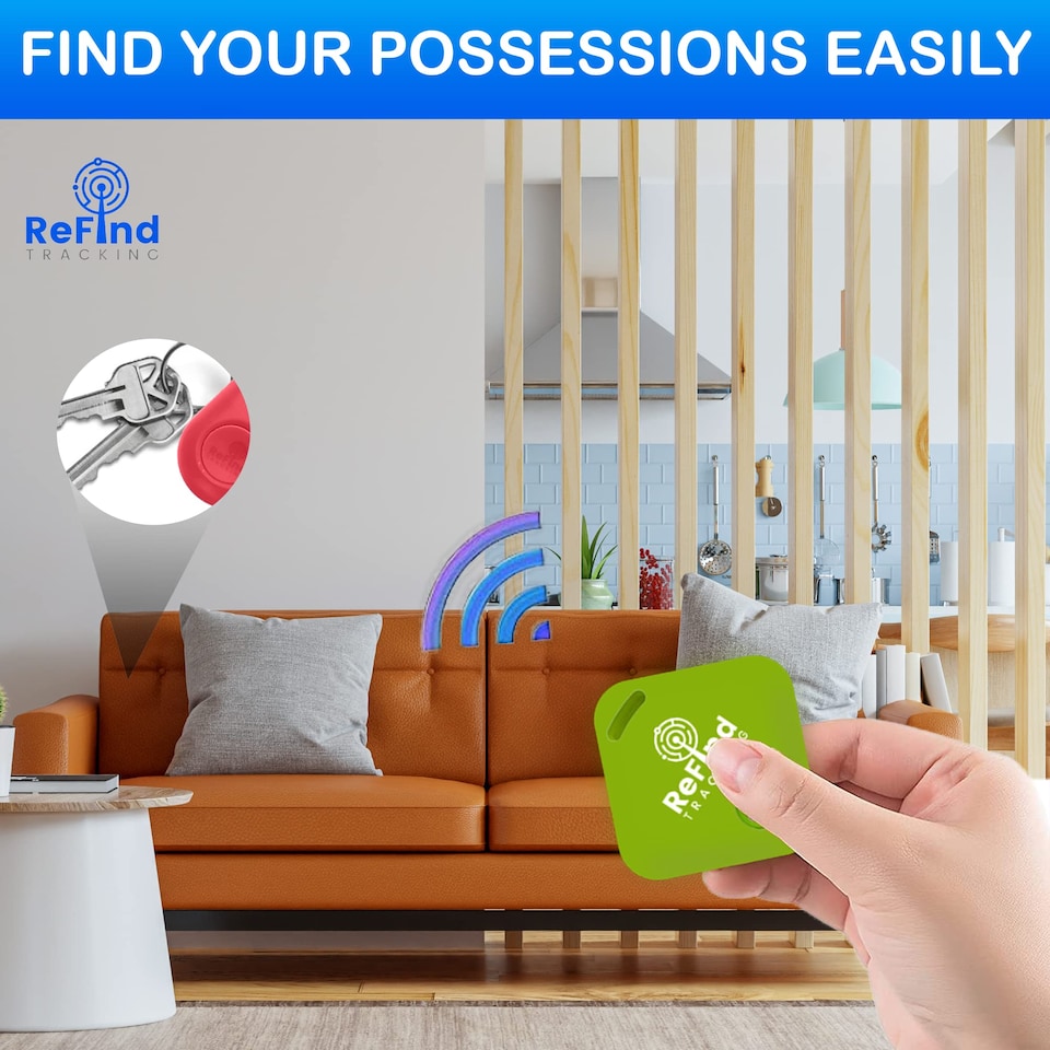 image 1 of R4 Smart Tracker for Android & iPhone Bluetooth 5.0 Samsung GPS AirTag