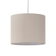 image 1 of First Choice Lighting Natural Linen 25cm Pendant Lightshade Brown