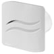 image 1 of 100mm Standard S-LINE Extractor Fan White ABS Front Panel Wall Ceiling Ventilation