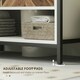 image 9 of HOMCOM Bathroom Under Sink Cabinet for Basin with or without Pedestal Cream White | Cream