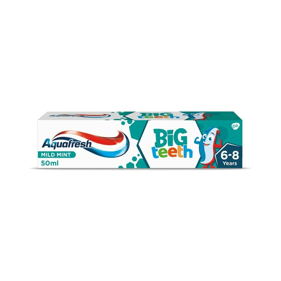 Aquafresh Kids Big Teeth 50ml x 12