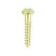 image 1 of Timco - Solid Brass Timber Screws - SLOT - Round (Size 8 x 1 - 200 Pieces)
