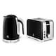 image 1 of Swan Solace Black Kettle & 2 Slot Toaster Set