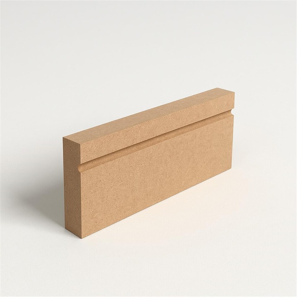 Pack of 15 (Total 15 Units) - Moisture Resistant MDF 1 Drip Architrave - 15mm (T) x 94mm (H) x 2440mm (L)