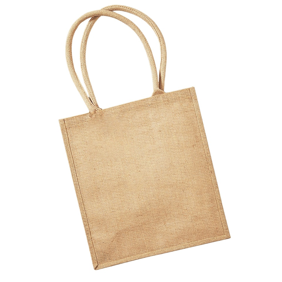image 1 of Westford Mill Boutique Jute Shopper - Natural - One Size | Cream