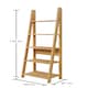 image 4 of Riva Ladder Bookcase 5 Tier Oak Effect