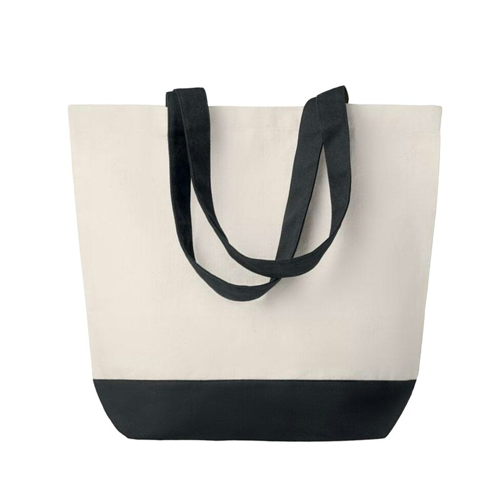 image 1 of MidOcean Kleuren Canvas Bag - Black - One Size Black