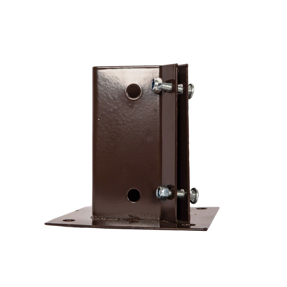 image 1 of 75mm x 75mm (3" x 3") Metal Garden Fence Post Holder / Spike