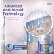 image 5 of HQC Anti Mould Paint - Prevents Mould on Interior Walls & Ceilings - Dove Grey - 1L